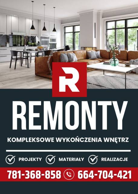REMONTY - USŁUGI REMONTOWO/WYKOŃCZENIOWE